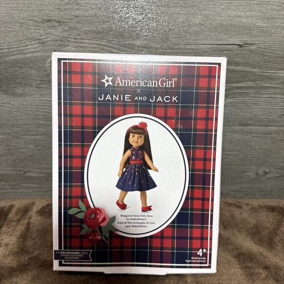 American Girl x Janie And Jack~ Wrapped In Roses Party Dress For Welliewishers - Picture 1 of 8